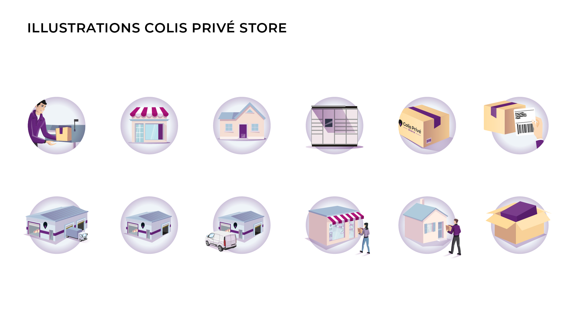Colis Privé Store pictogramme