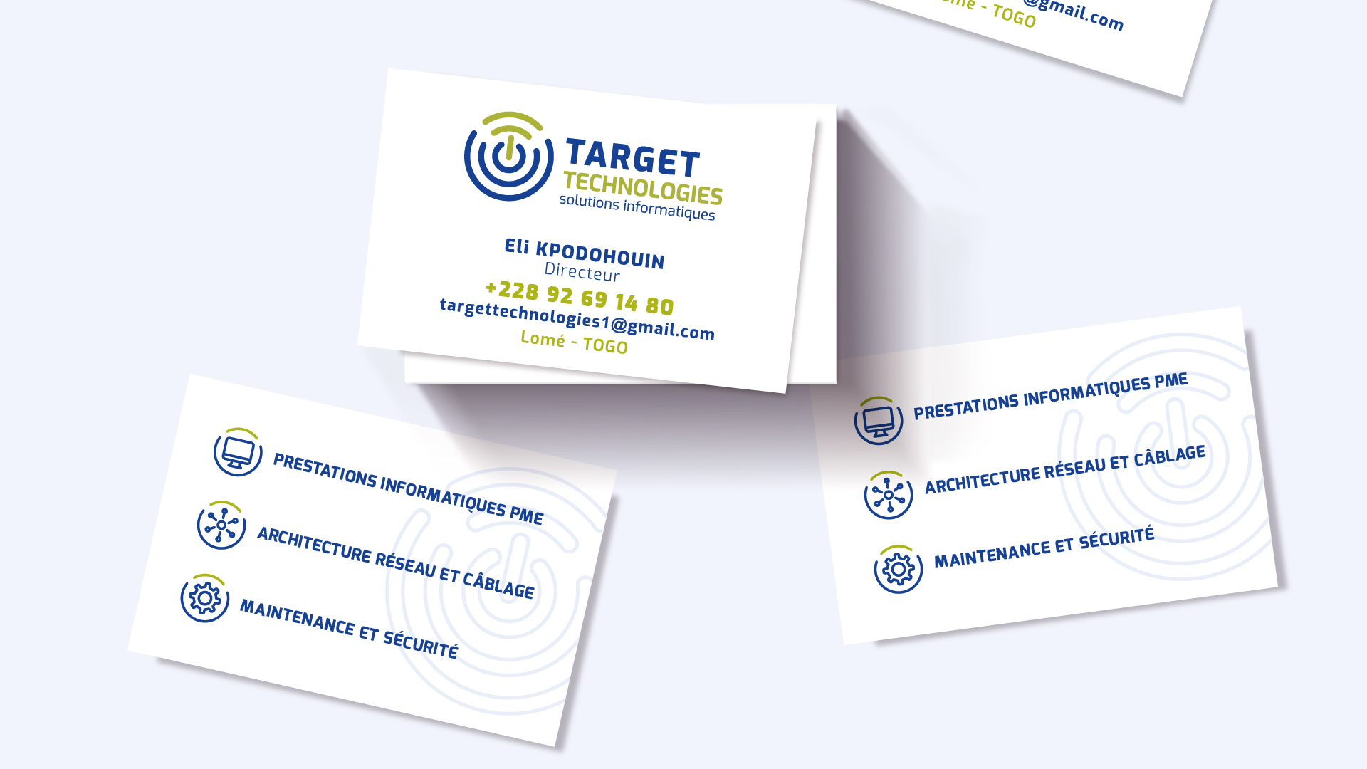 Tagret technologies cartes de visite